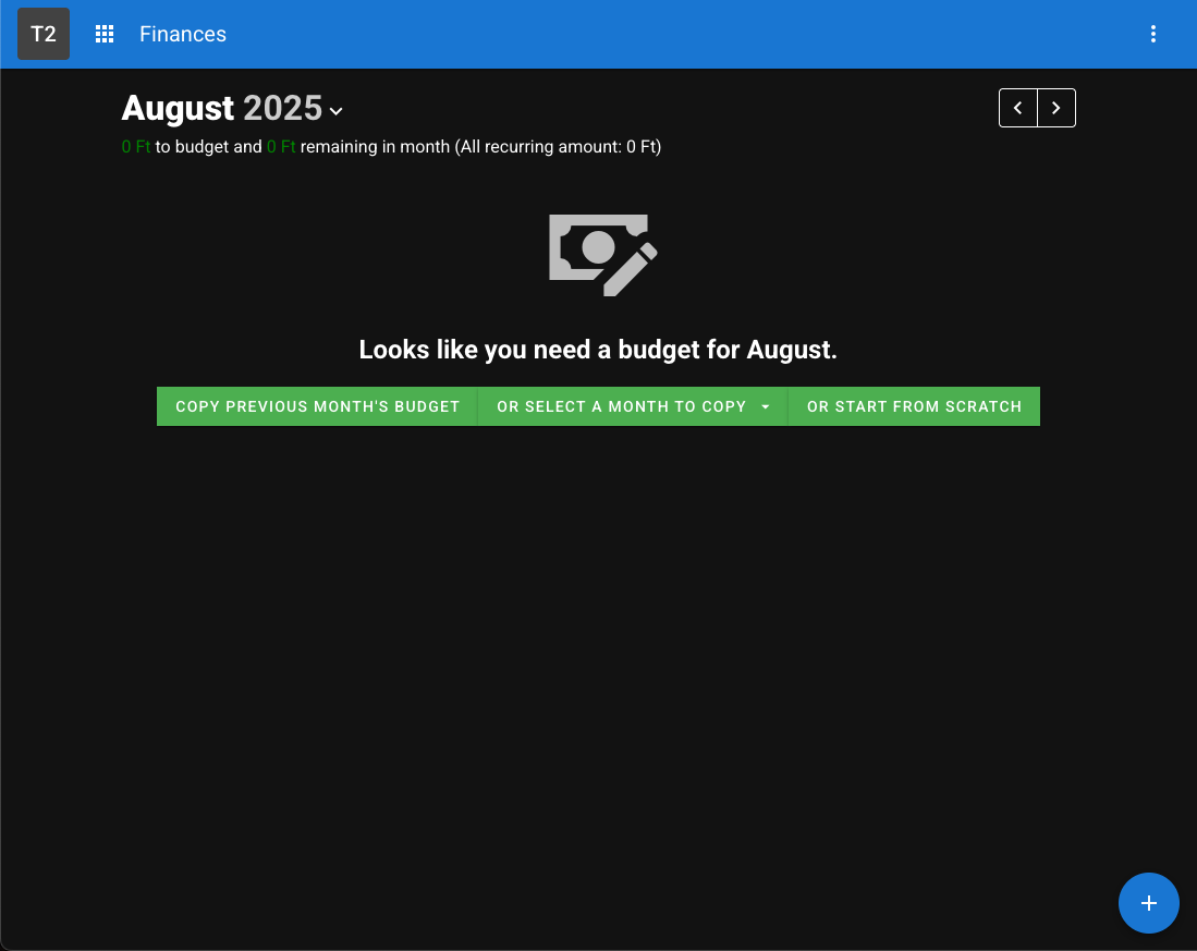 Finance Planning & Track